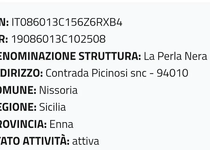 La Perla Nera Nissoria